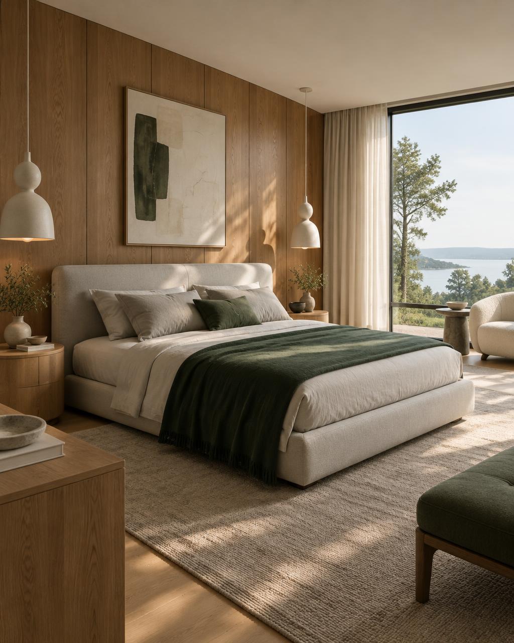 Living & Bedroom — Demo 04 · Quiet Suite